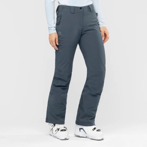 Dark Grey Salomon The Brilliant Women's Ski Pants | PH 61589H